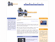 Tablet Screenshot of 3d-screen-savers.com